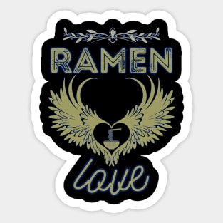 Ramen Love - Retro Ramen Sticker